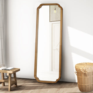 Bordeaux Type-A Wood Full Length Floor Mirror 22"x65"