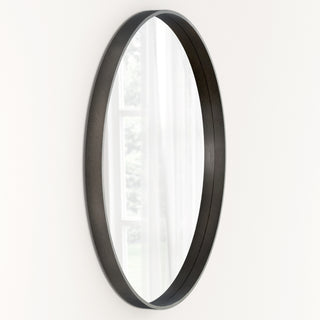 Mirabelle Wood Round Wall Mirror