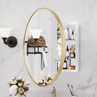 Obispo Round Modern Mirrored Medicine Cabinet