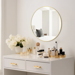 Verdun Metal Round Wall Mirror（Shipping Now）