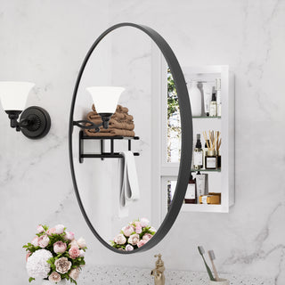 Obispo Round Modern Mirrored Medicine Cabinet