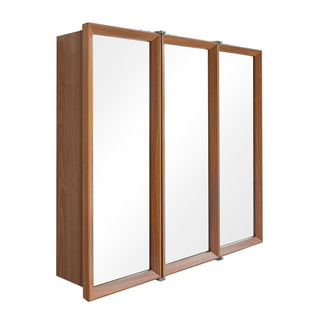 Obispo Wood Mirrored Medicine Cabinet