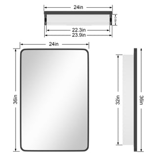 Obispo Modern Surface Mount Bathroom Medicine Cabinets