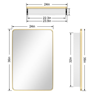 Obispo Modern Surface Mount Bathroom Medicine Cabinets