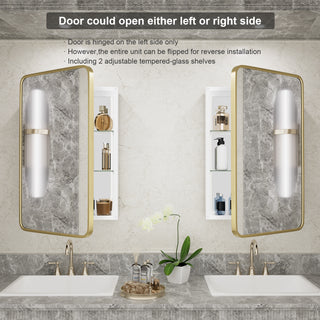 Obispo Modern Surface Mount Bathroom Medicine Cabinets