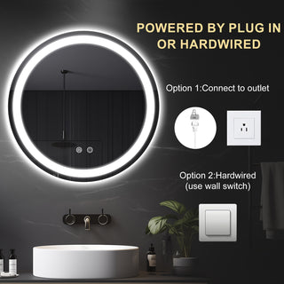 LED Vanity Round Wall Mirror