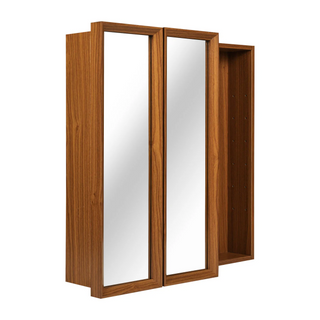 Obispo Wood Mirrored Medicine Cabinet