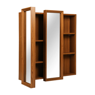 Obispo Wood Mirrored Medicine Cabinet