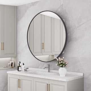 Obispo Round Modern Mirrored Medicine Cabinet