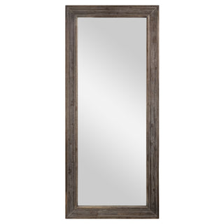 Toulon Handcrafted Natural Wood Floor Mirror