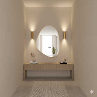 Modern Irregular-shaped Wall Mirror（Shipping Now）