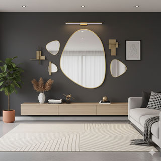 Modern Irregular-shaped Wall Mirror（Shipping Now）