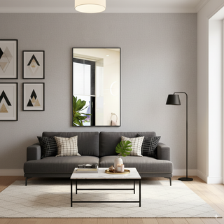 Modern Elegant Square Wall Mirror（Shipping Now）