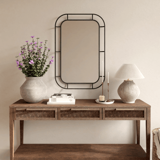 Vieaux Modern Metal Wall Mirror