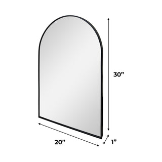 Vallon Arched Metal Wall Mirror