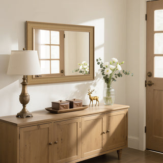 Roanne Woven Natural Rattan Mirror（Shipping Now）